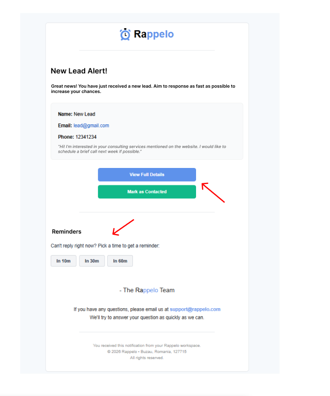 Rappelo - Screenshot 5 showing product features and functionality