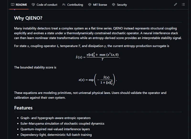 QIENO.jl screenshot 4