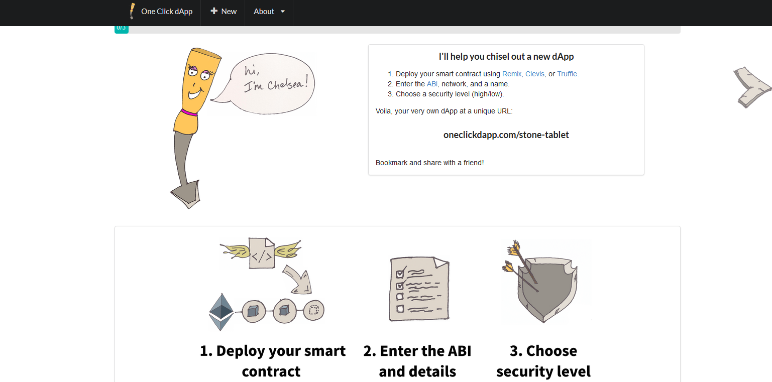 One Click dApp gallery image