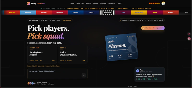 Rising Transfers screenshot 2