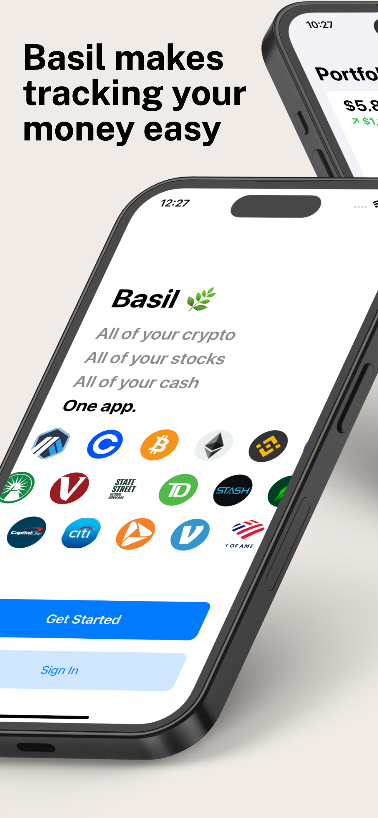 startuptile Basil Finance-Track all of your assets with AI precision