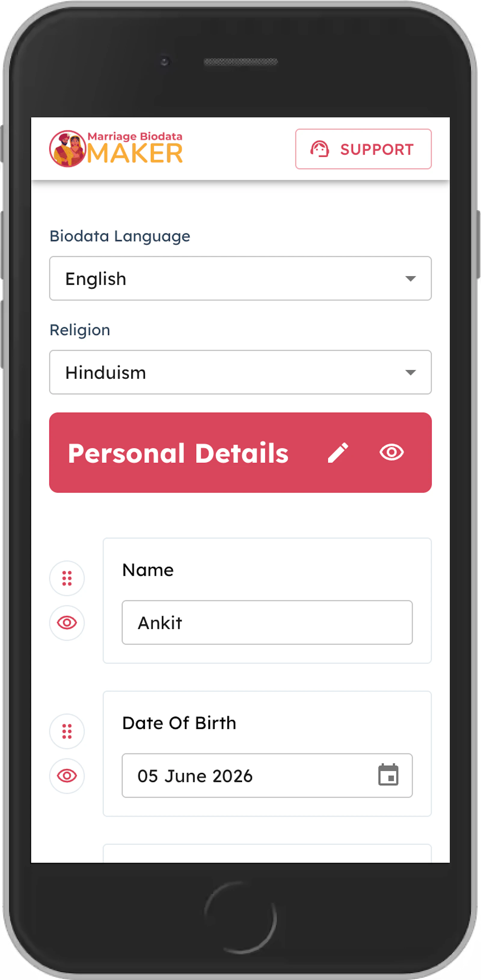 Marriage Biodata Maker screenshot 5
