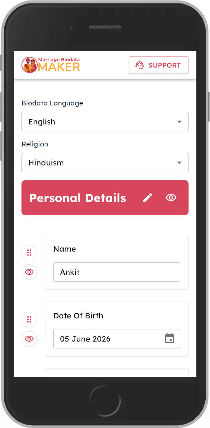 Marriage Biodata Maker screenshot 5