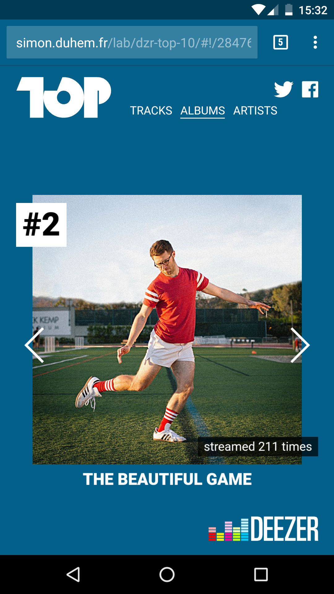 Deezer Top 10 gallery image