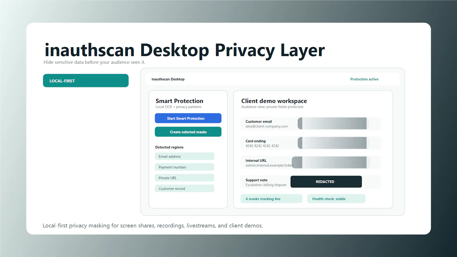 inauthscan screenshot 1