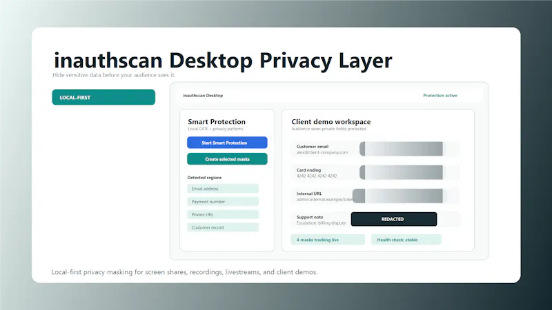 inauthscan screenshot 1