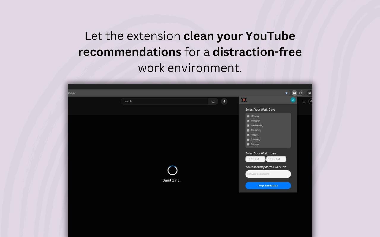 وسائط YT للعمل - متجر ويب Chrome 5