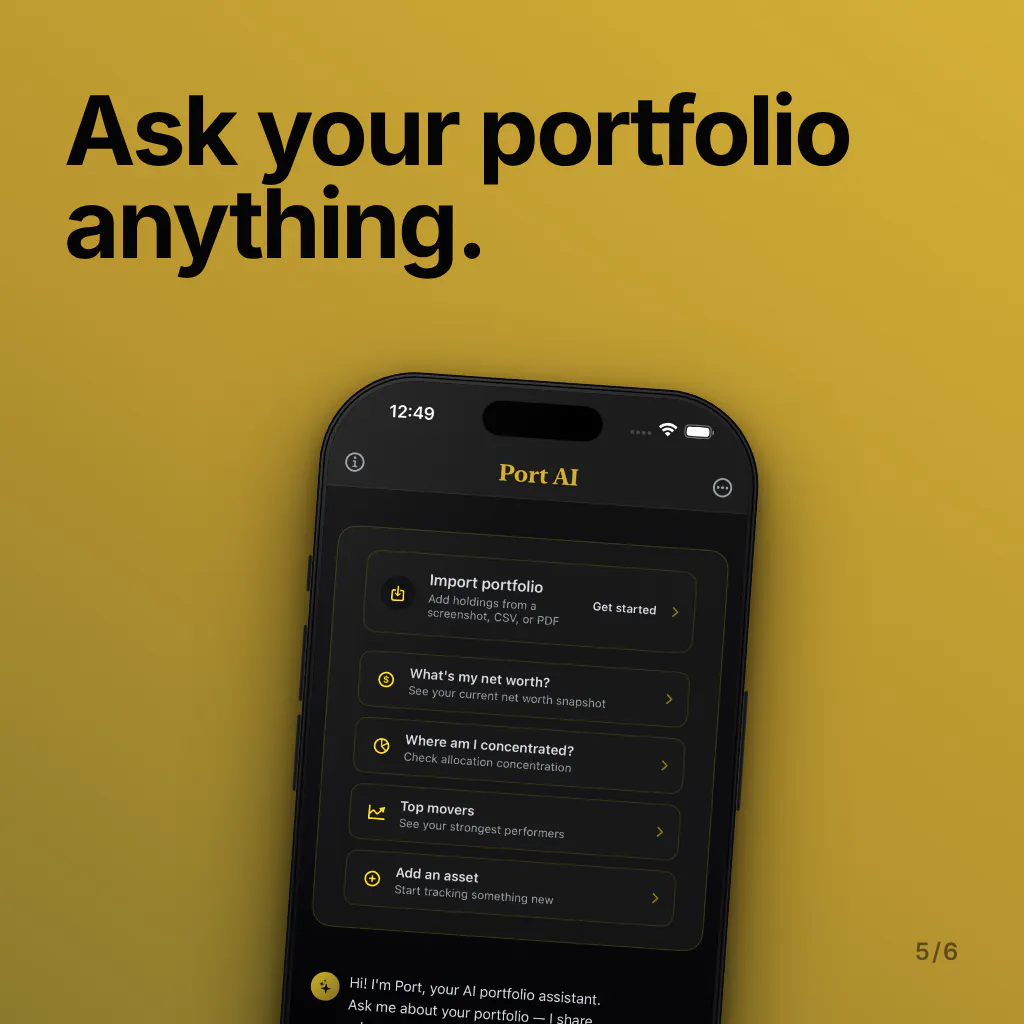 Portfolio — Your Money Command Center gallery image