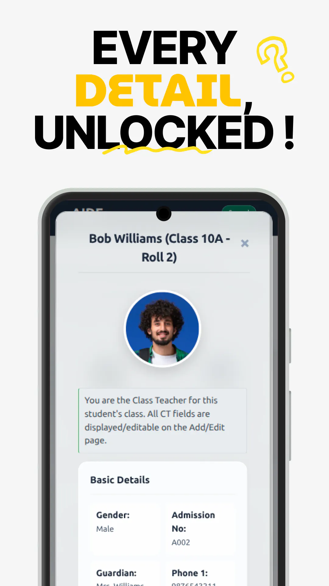 Aide- Student Data App gallery image