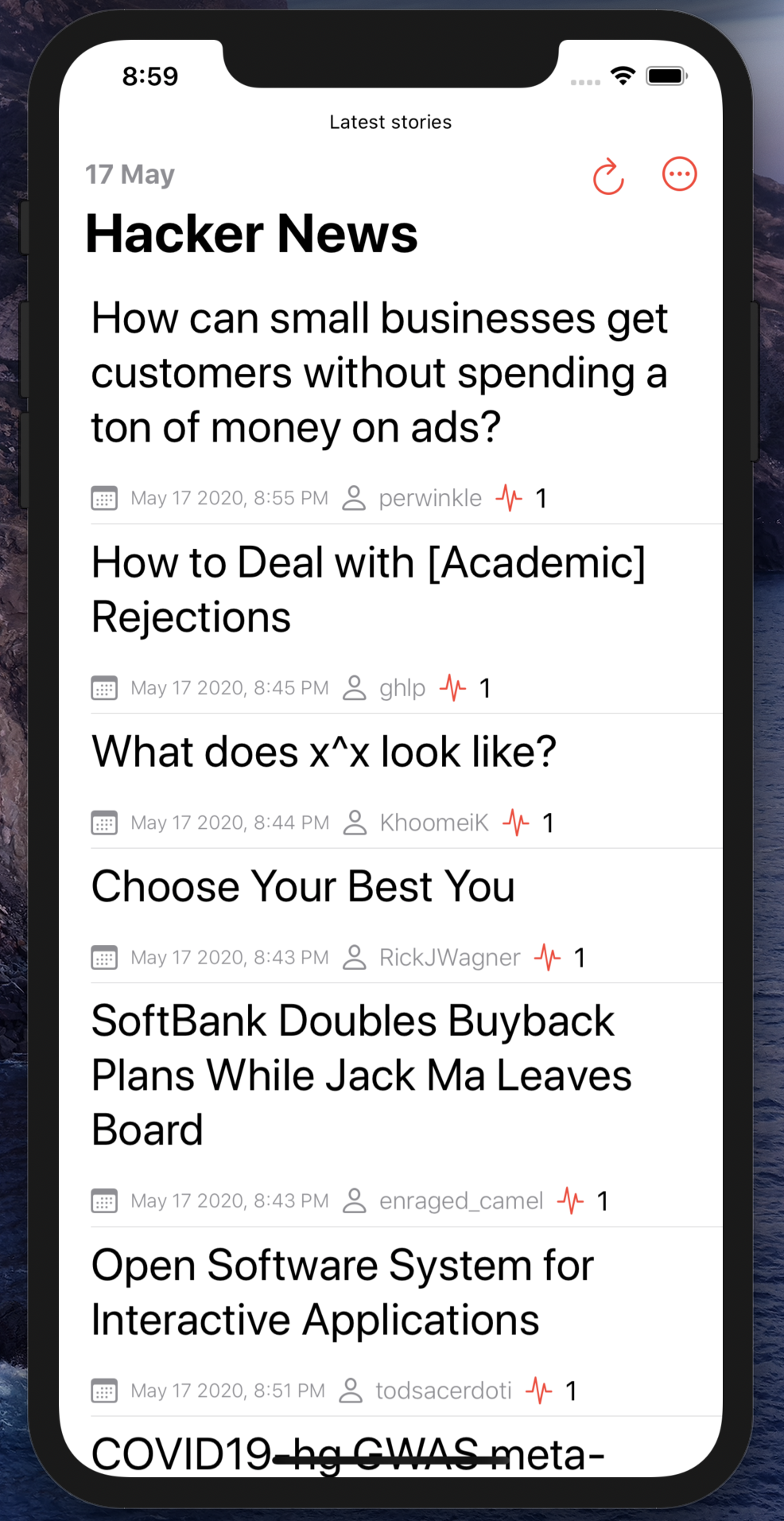Hacker News - Experiment gallery image