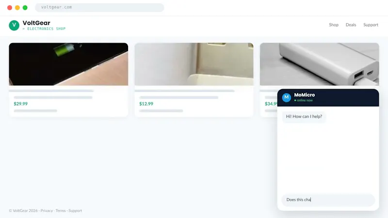 MoMicro screenshot 1 (video preview)