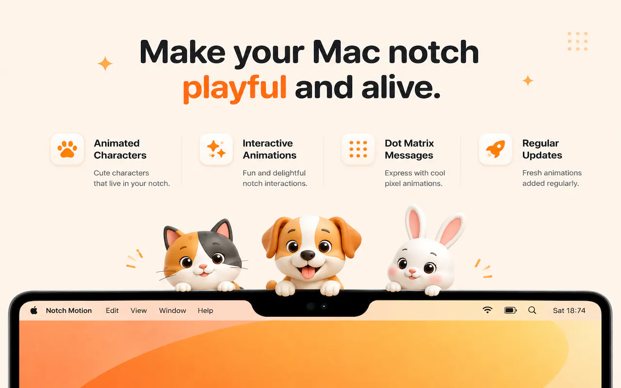 Notch Motion screenshot