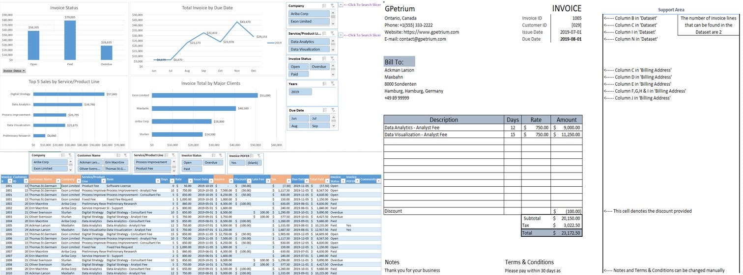 Free Excel Invoice Tool media 1