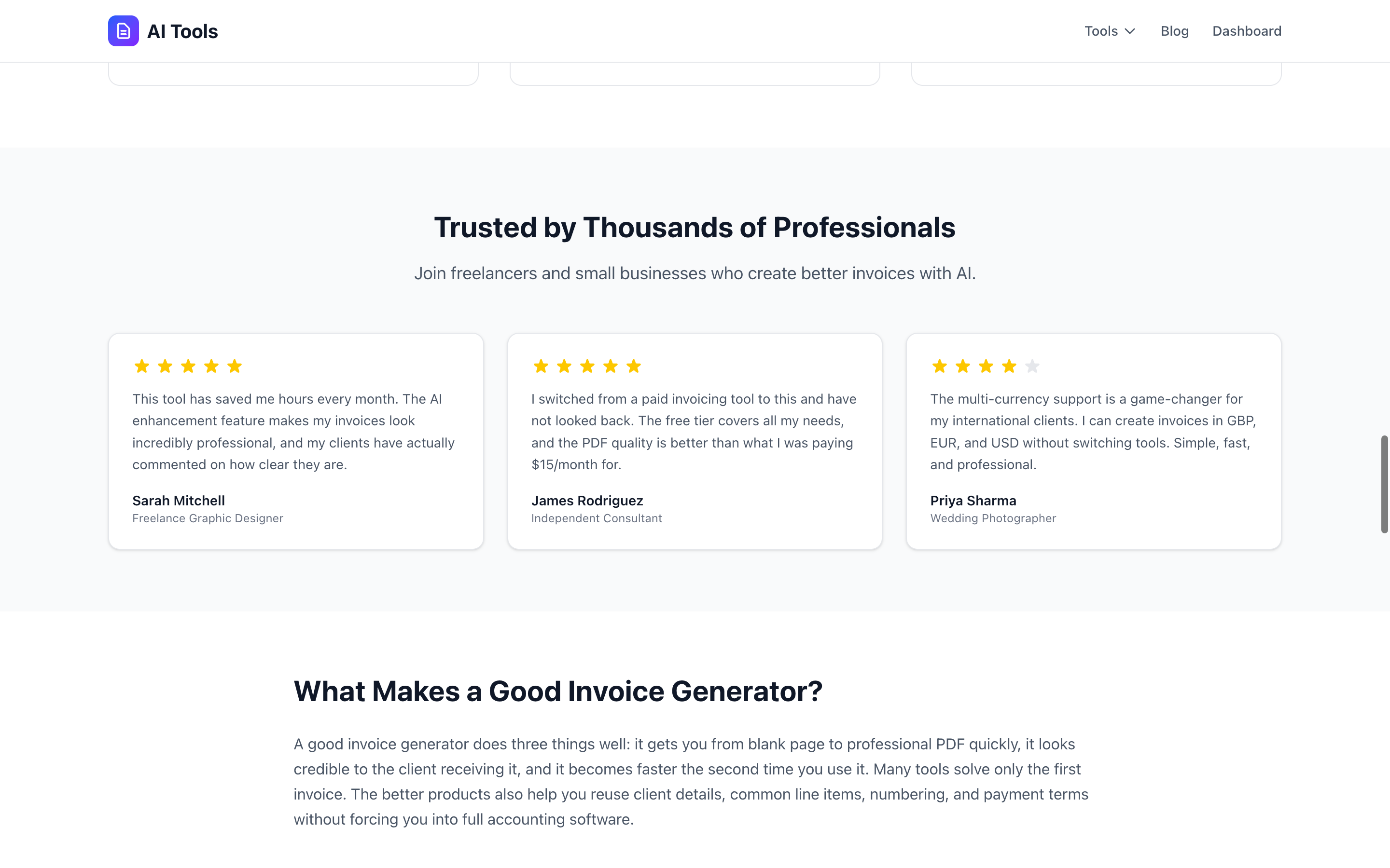 AI Invoice Maker gallery image