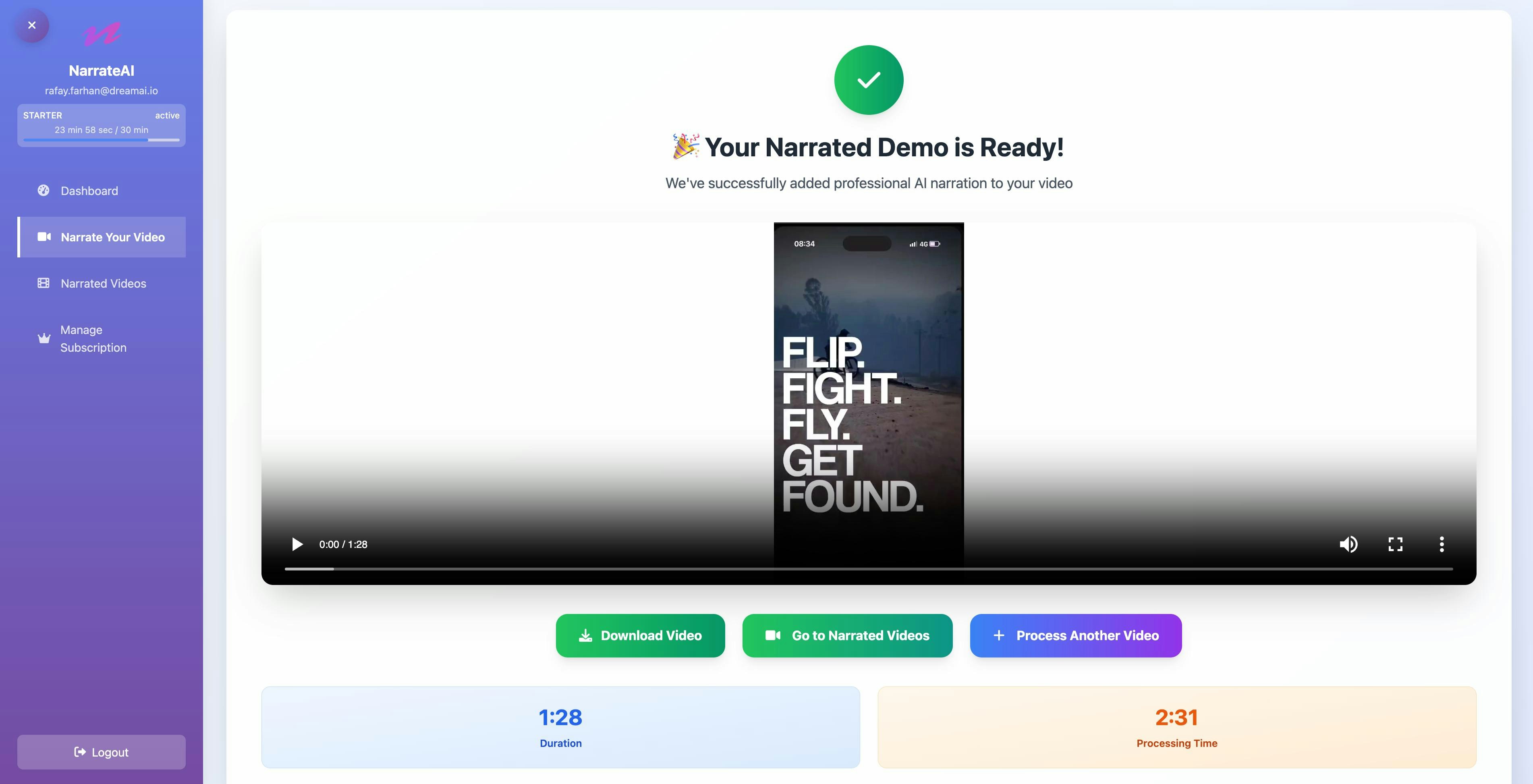 NarrateAI gallery image