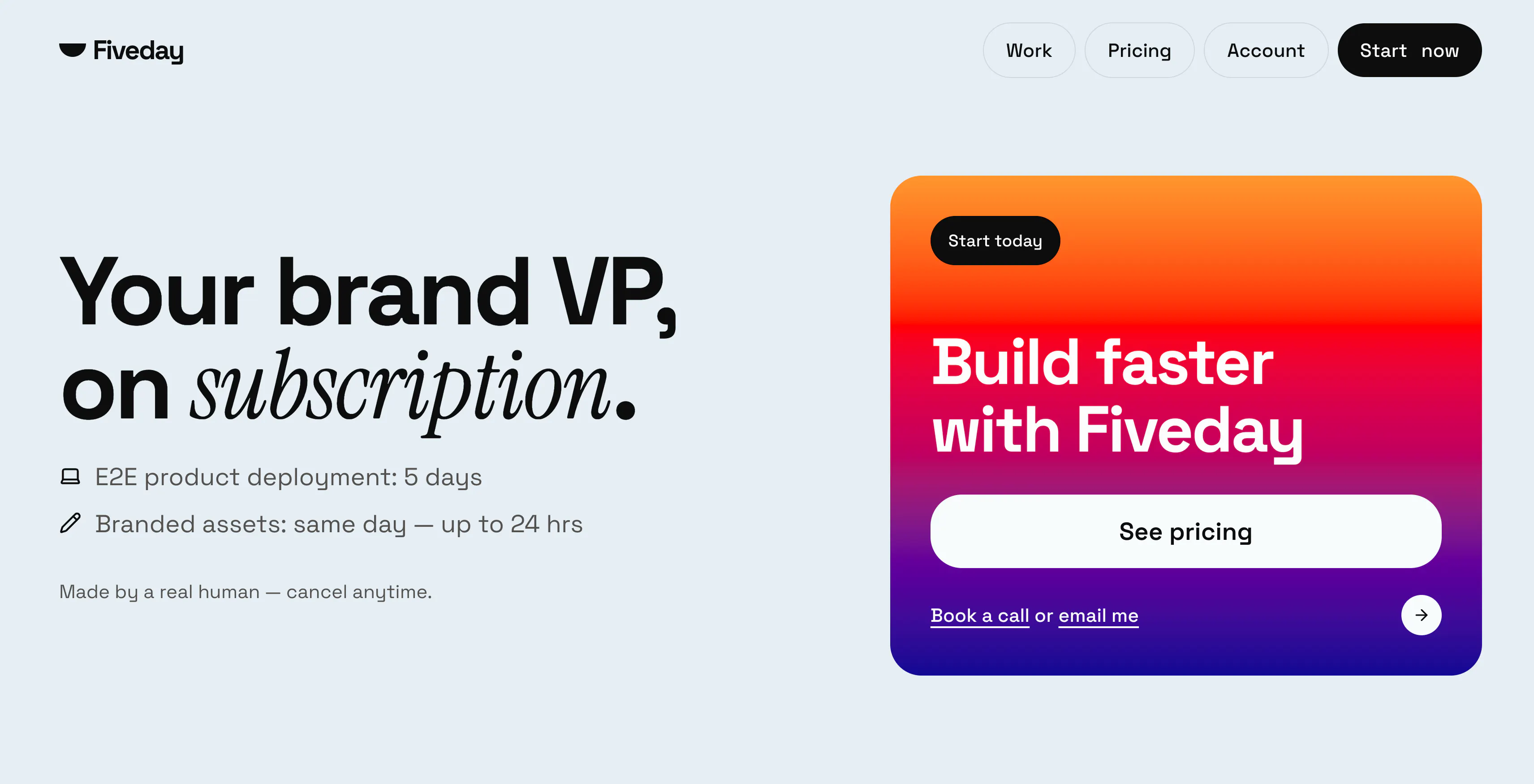 Fiveday gallery image