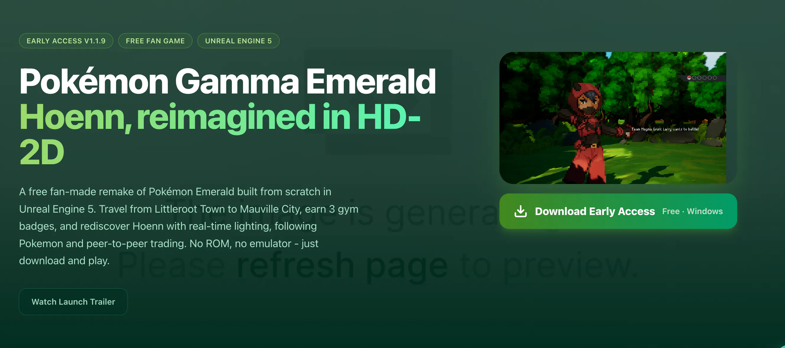 Pokemon Gamma Emerald gallery image