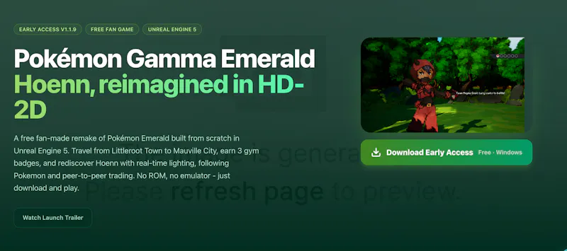 Pokemon Gamma Emerald screenshot 1