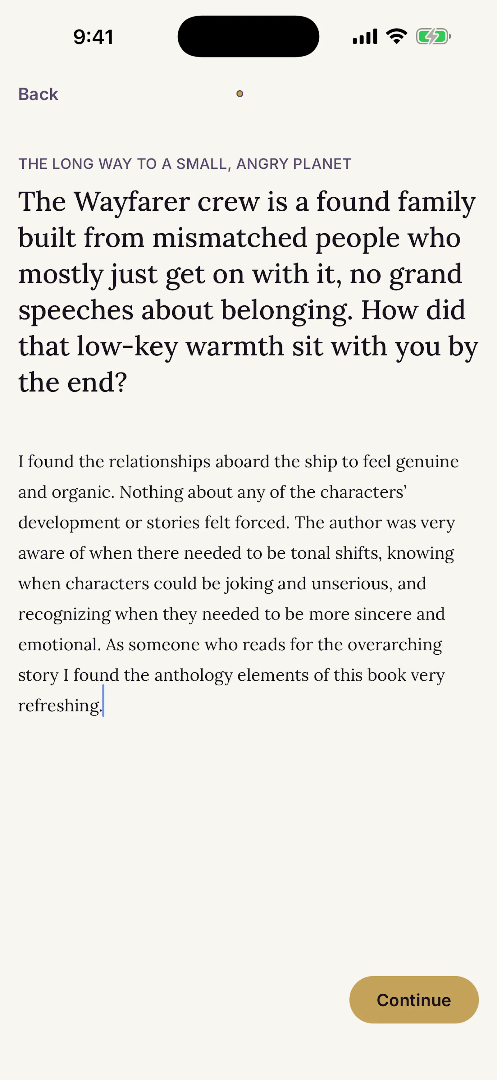 Canto: Private Reading Journal screenshot 4