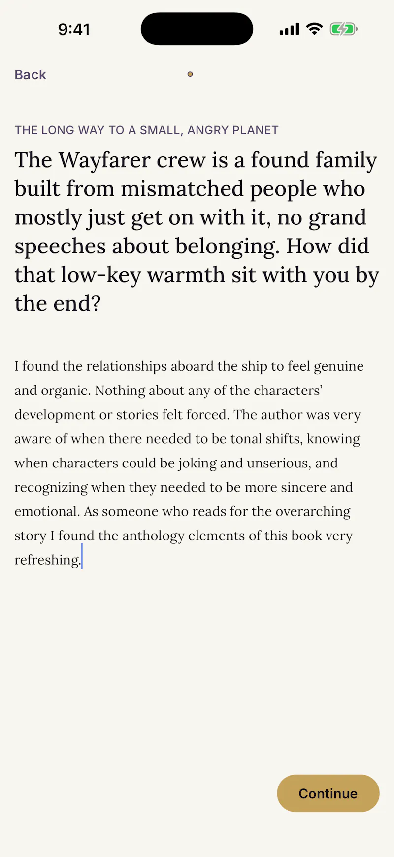 Canto: Private Reading Journal screenshot 4