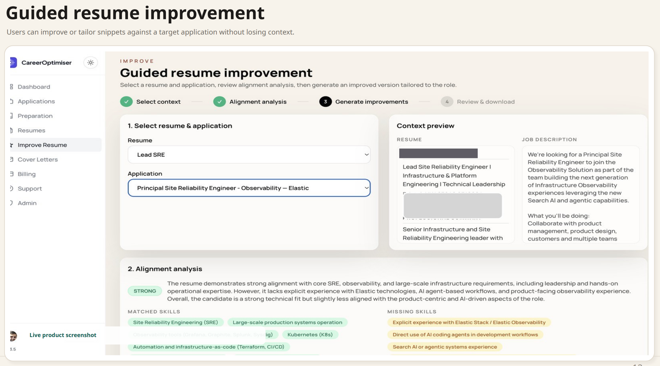 CareerOptimiser gallery image