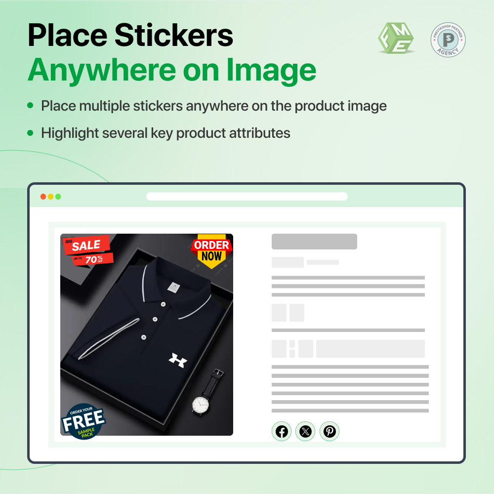 PrestaShop Labels and Product Stickers  gallery image