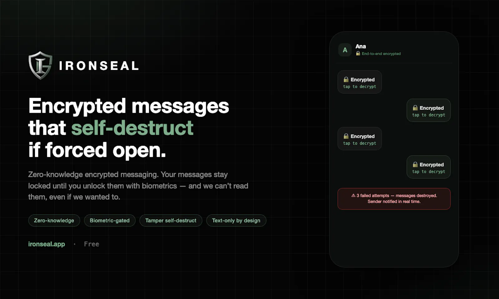 IronSeal screenshot 1