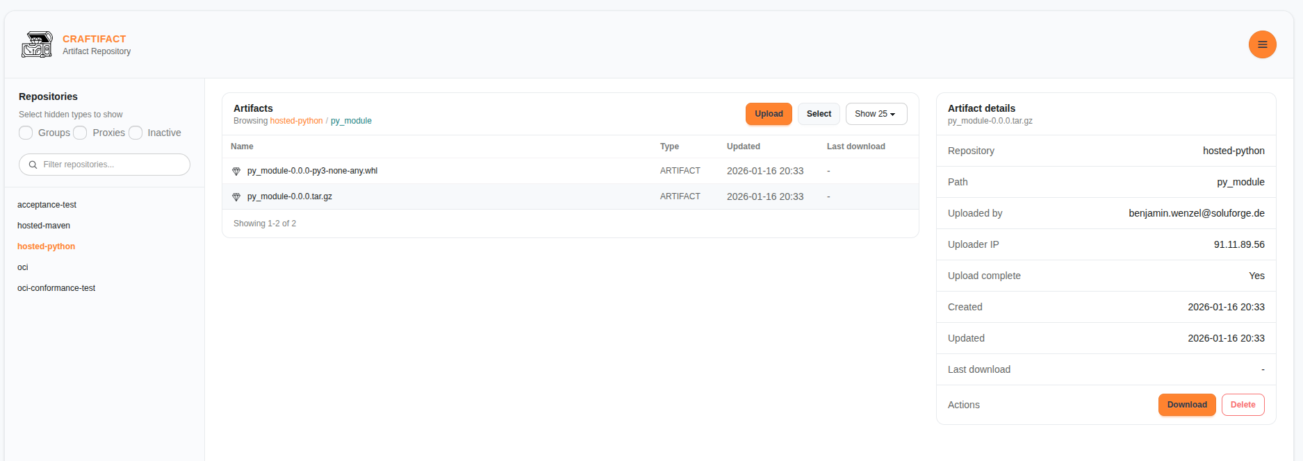 Craftifact - Screenshot 5 showing product features and functionality