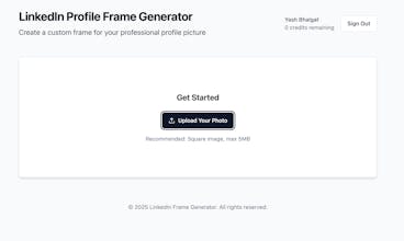 LinkedIn Frame Generator gallery image
