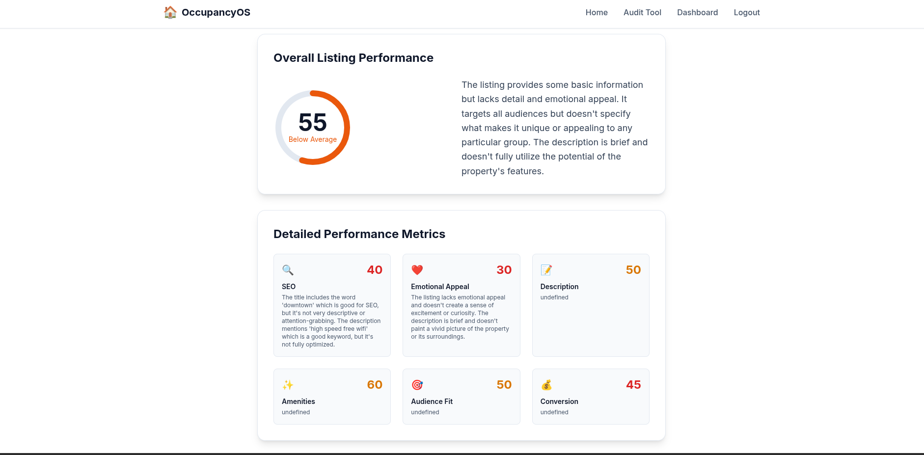 OccupancyOS: AI-Powered Listing Enhancer gallery image