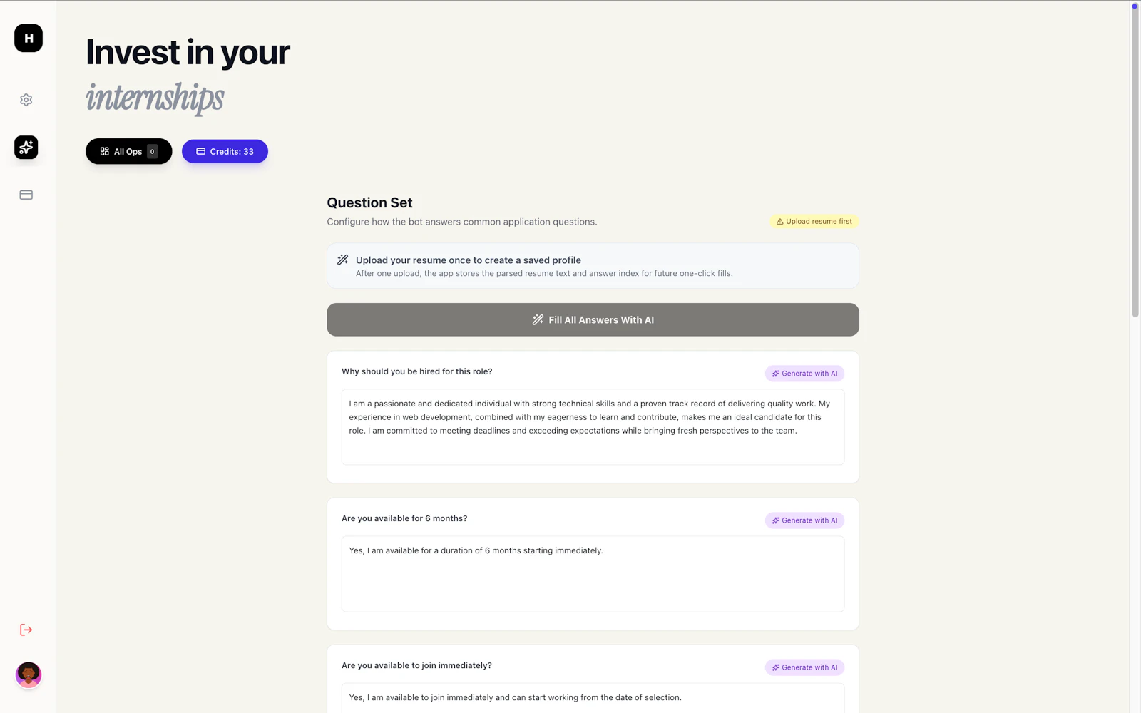 Hirehunt screenshot 5