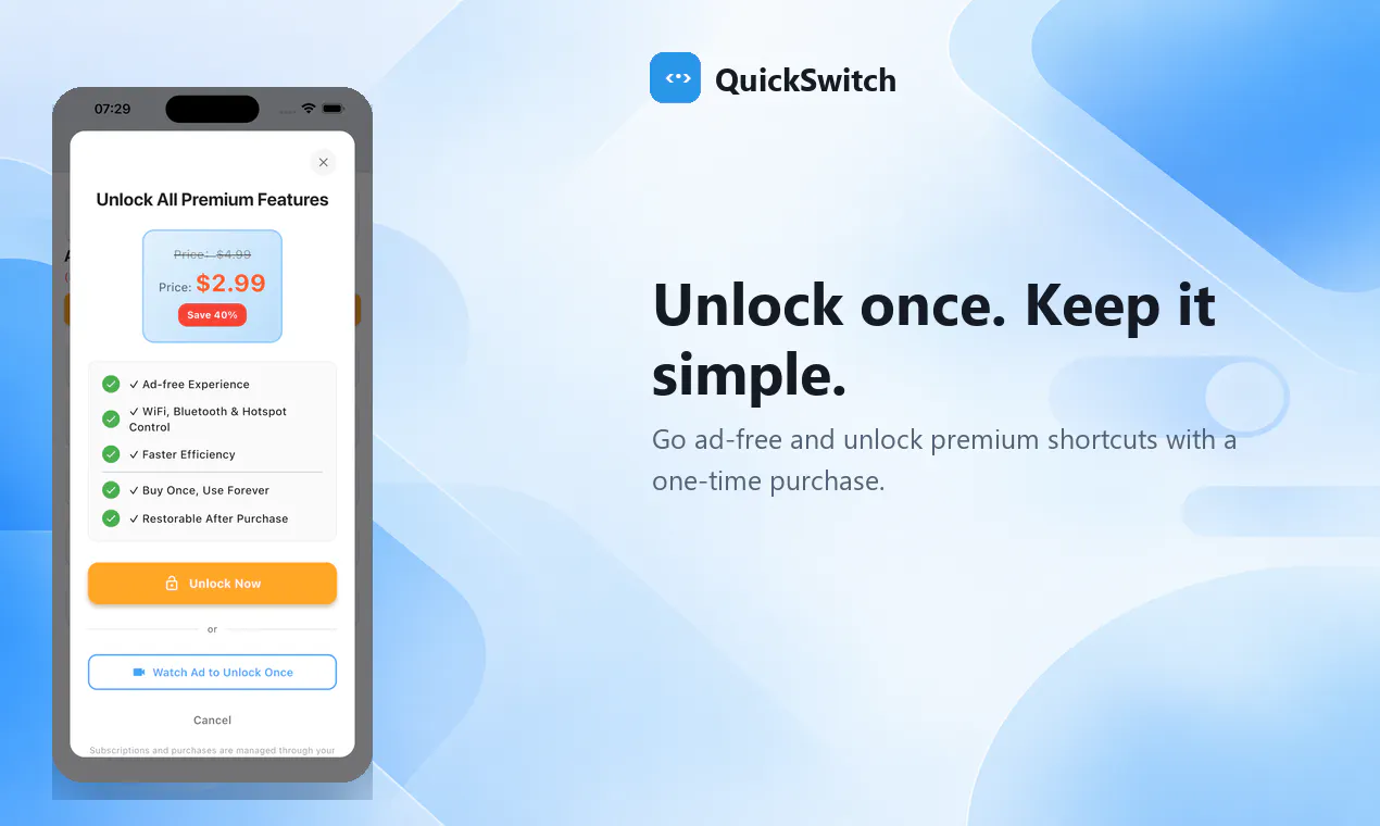 QuickSwitch gallery image