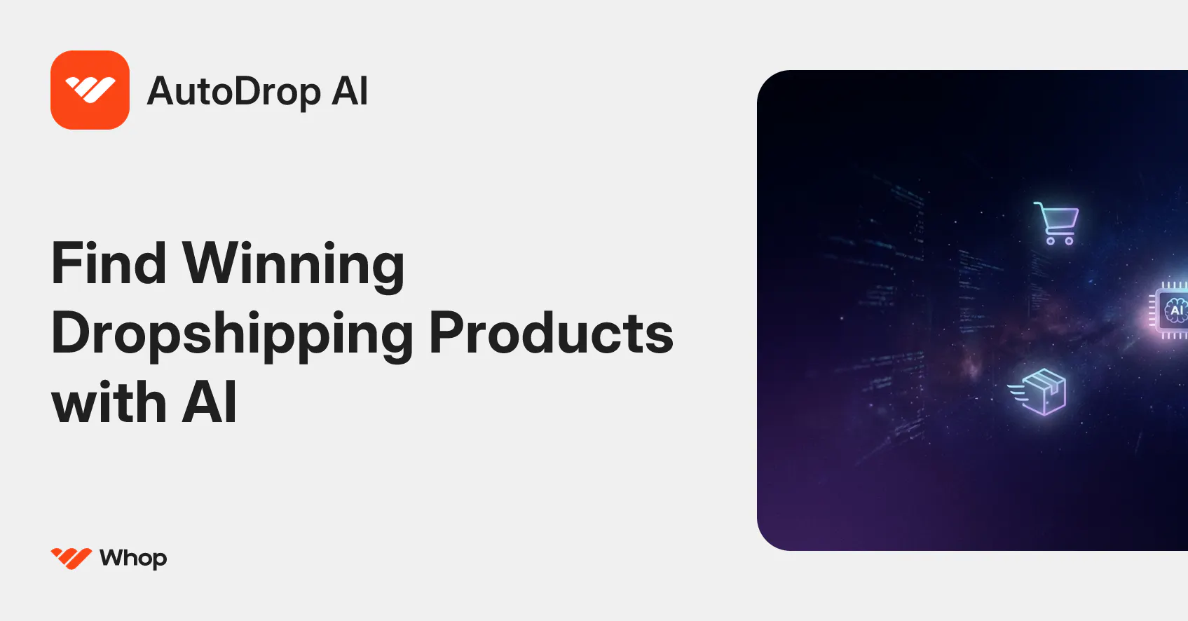 AutoDrop AI product banner