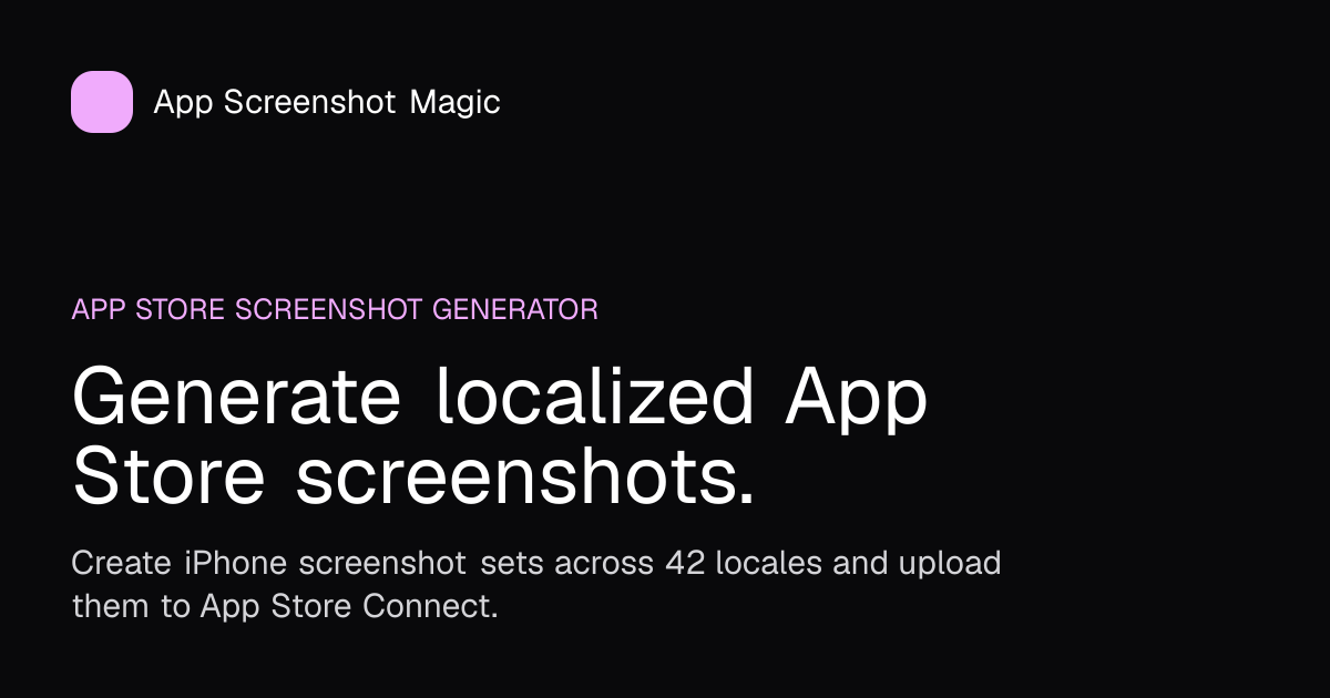 App Screenshot Magic gallery image