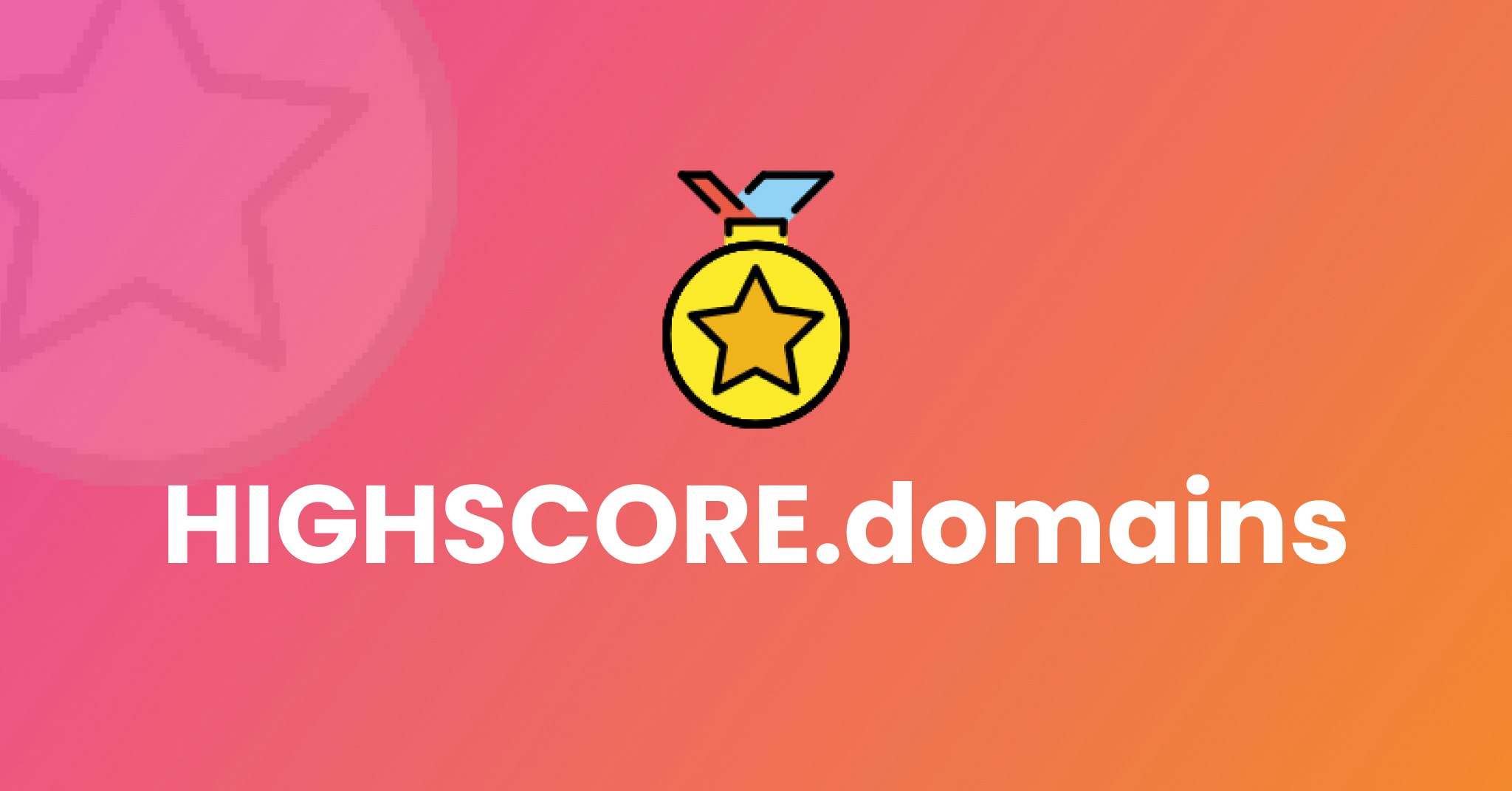 HIGHSCORE.domains gallery image