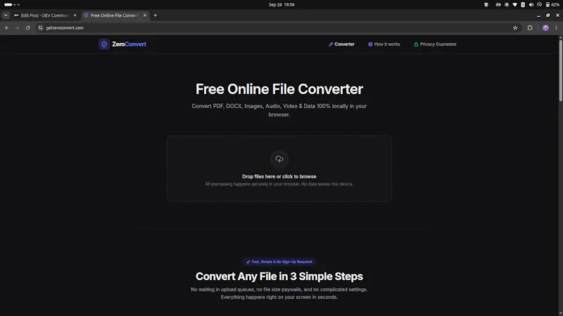 ZeroConvert screenshot 1