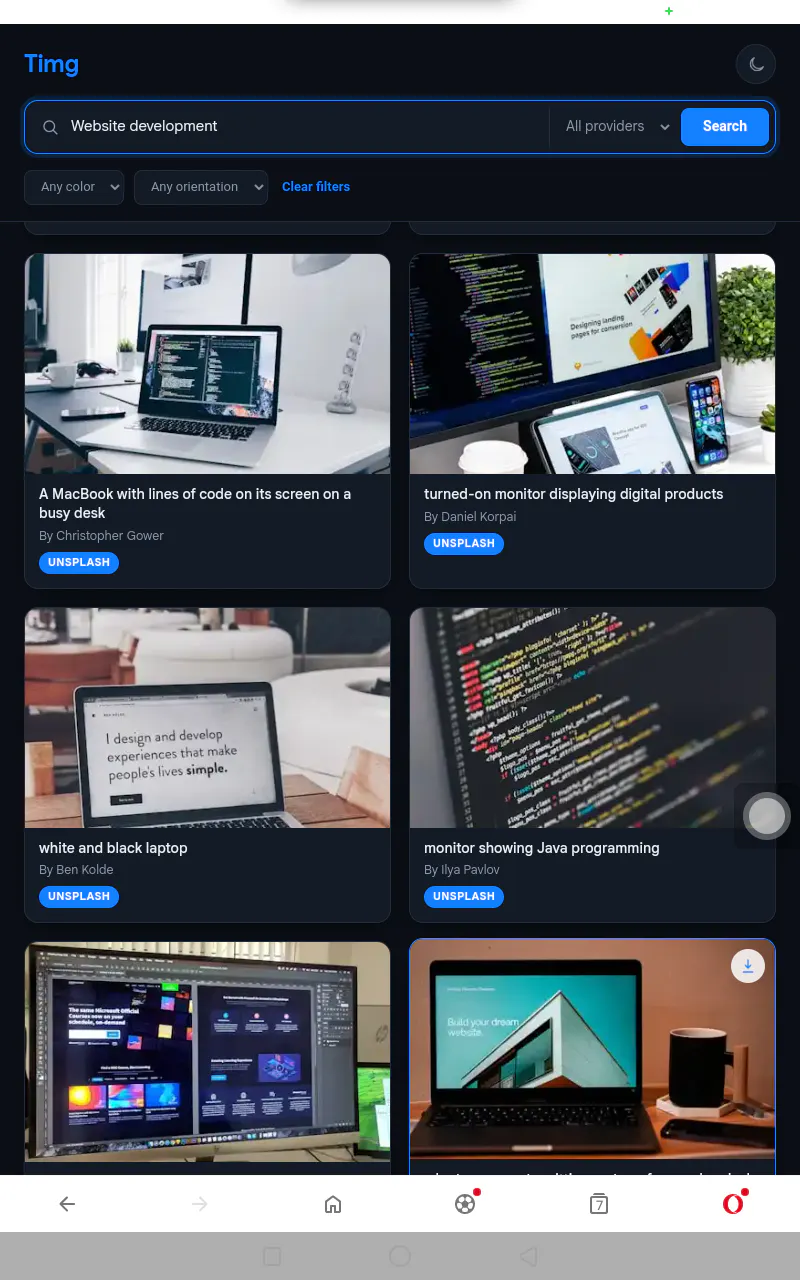 Timg — Every Free Stock Photo One Search screenshot 2