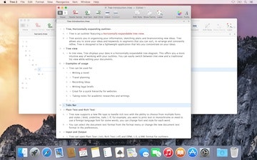 Tree, Horizontally expanding outliner. gallery image