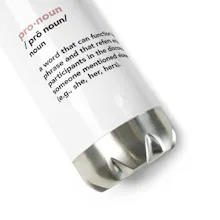 Pronoun Water Bottles gallery image