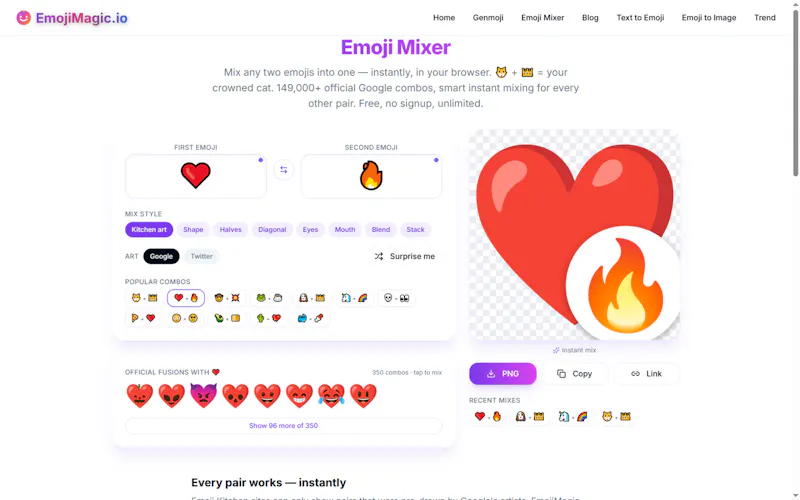 EmojiMagic.io screenshot 2