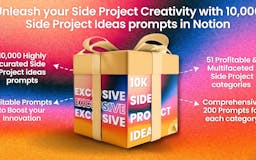 10,000+ Side Project Ideas Prompts  media 1