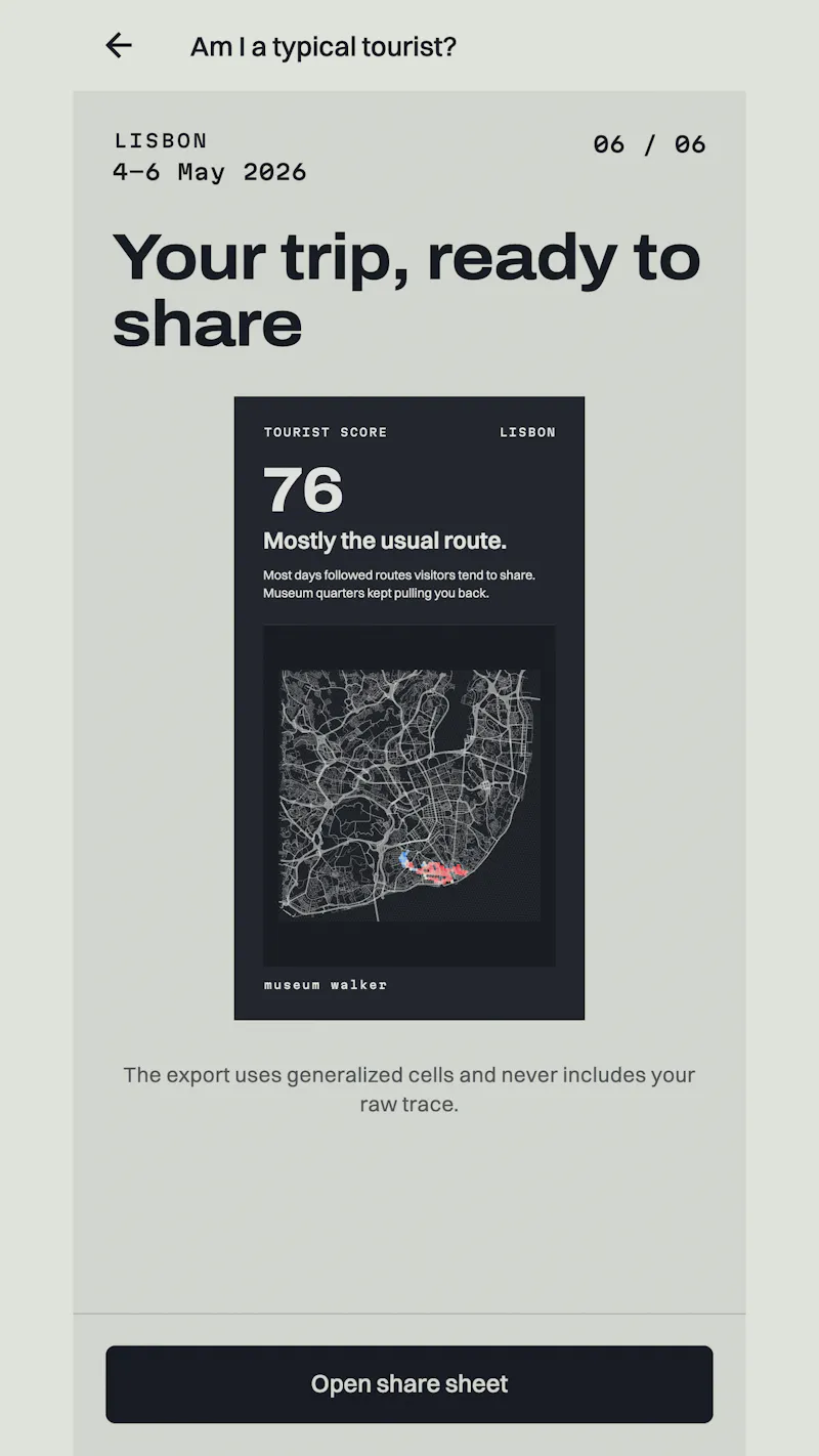 Tourist Score screenshot 4