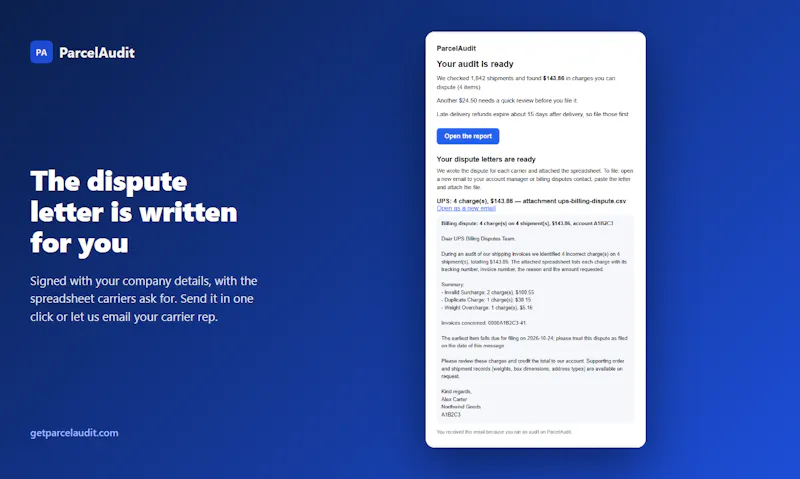 ParcelAudit screenshot 3