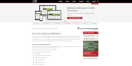 Insurance Website Builder gallery image