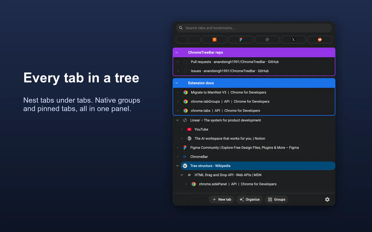 ChromeTreeBar gallery image