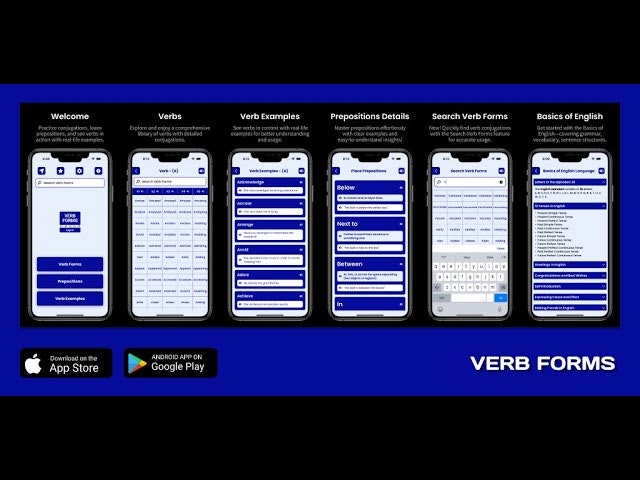 Verb Forms - English gallery image