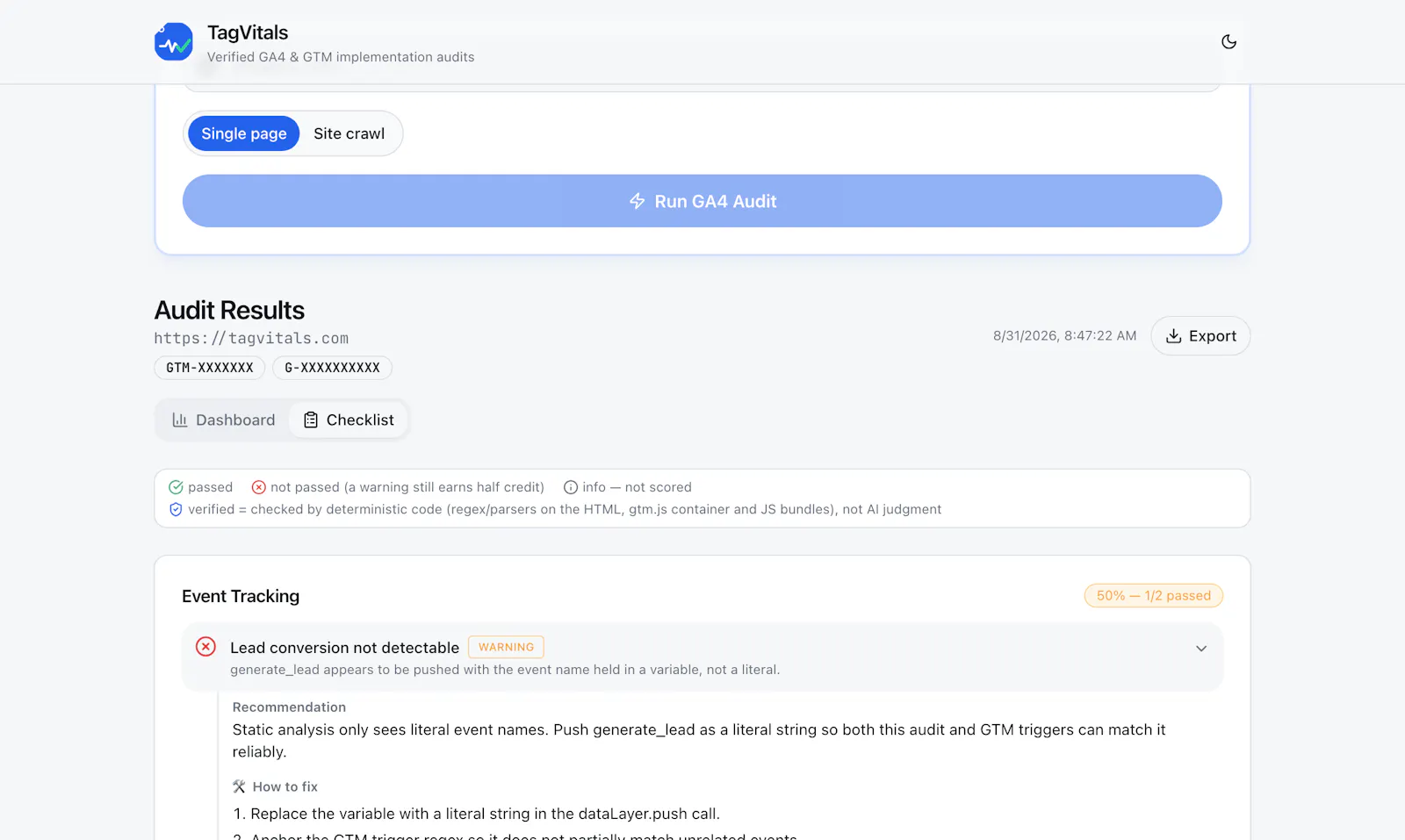TagVitals screenshot 4