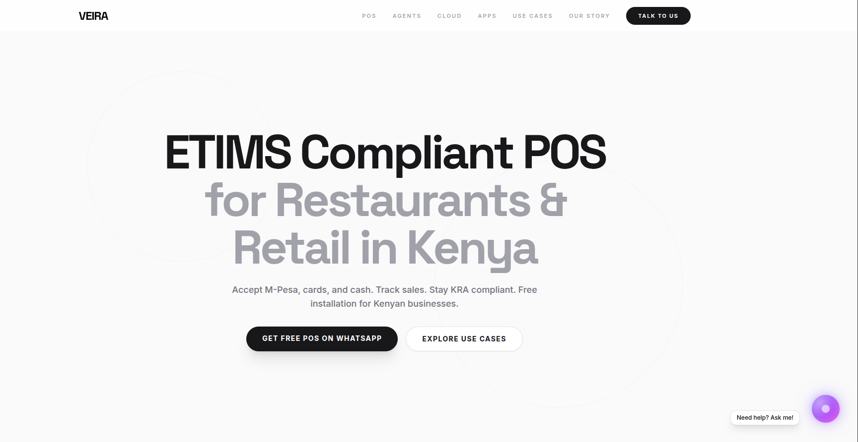 Veira Kenya - Main product screenshot demonstrating key features and user interface
