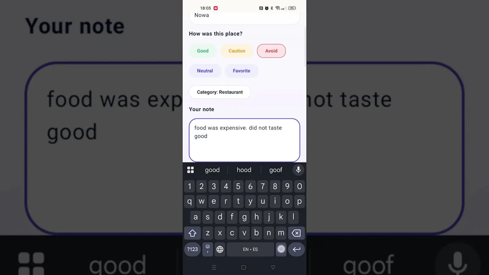 Remember That - Android app screenshot 1 (video preview)