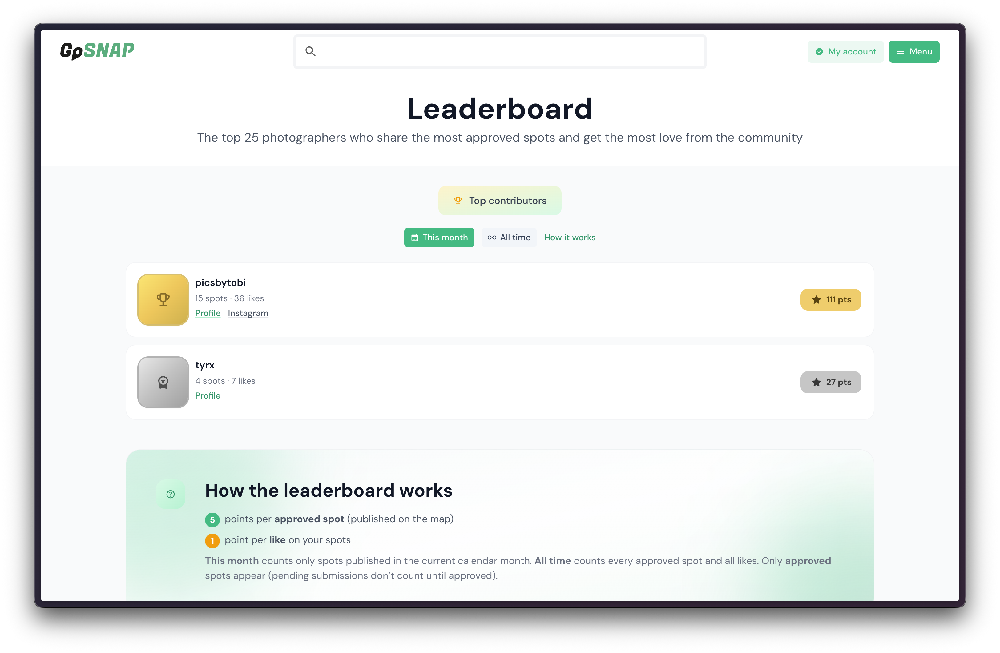 GoSnap - Screenshot 5 showing product features and functionality